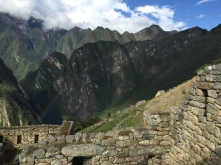 rainbow Machu Picchu