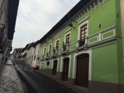 street in Quito old town